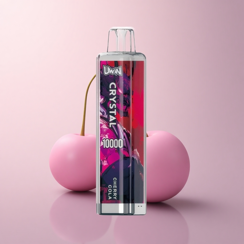 Uwin Crystal 10000 Puffs 桜色コーラ RGB 18ml 650mAh