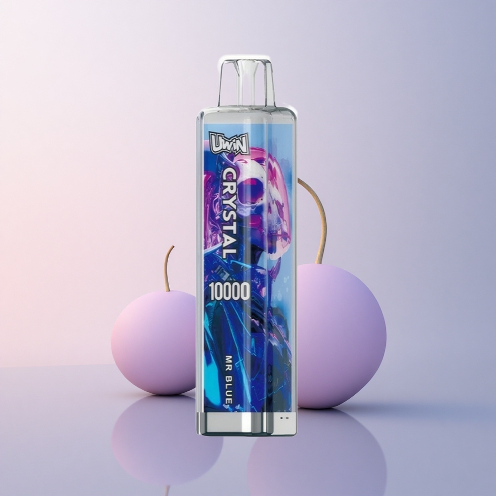 Uwin Crystal 10000 Puffs ミスター・ブルー RGB 18ml 650mAh