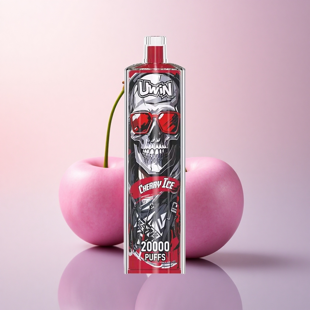 Uwin Shisha Hookah Crystal 20000 Puffs チェリーアイス 22ml 0%ニコチン 650mAh