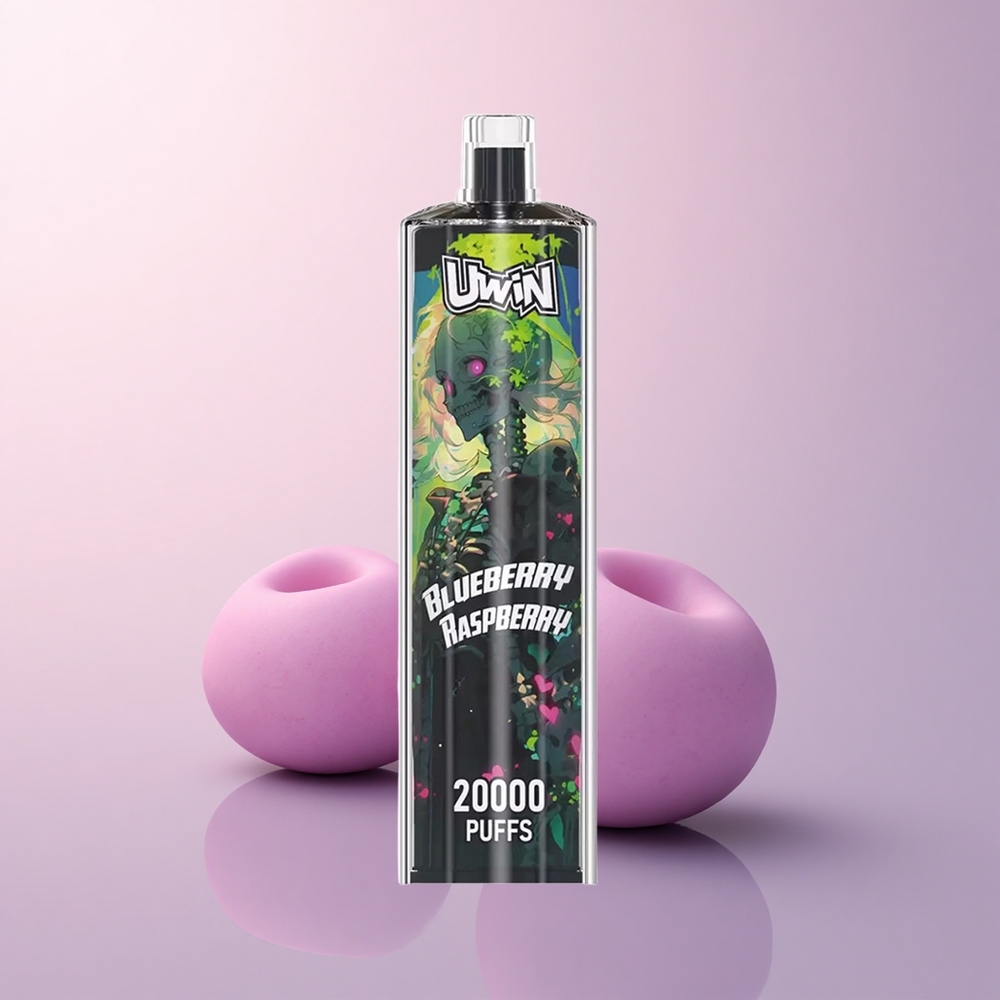 Uwin Shisha Hookah Crystal 20000 Puffs ブルーベリーレズベリー メッシュコイル 650mAh