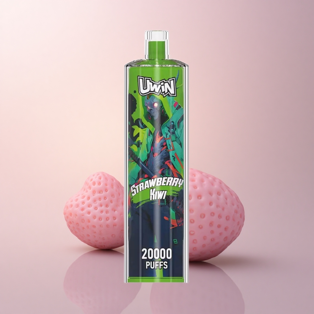 Uwin Shisha Hookah Crystal 20000 Puffs いちごキウイ メッシュコイル 650mAh