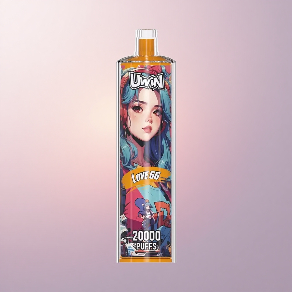 Uwin Shisha Hookah Crystal 20000 Puffs 愛66 ニコチン0% メッシュコイル