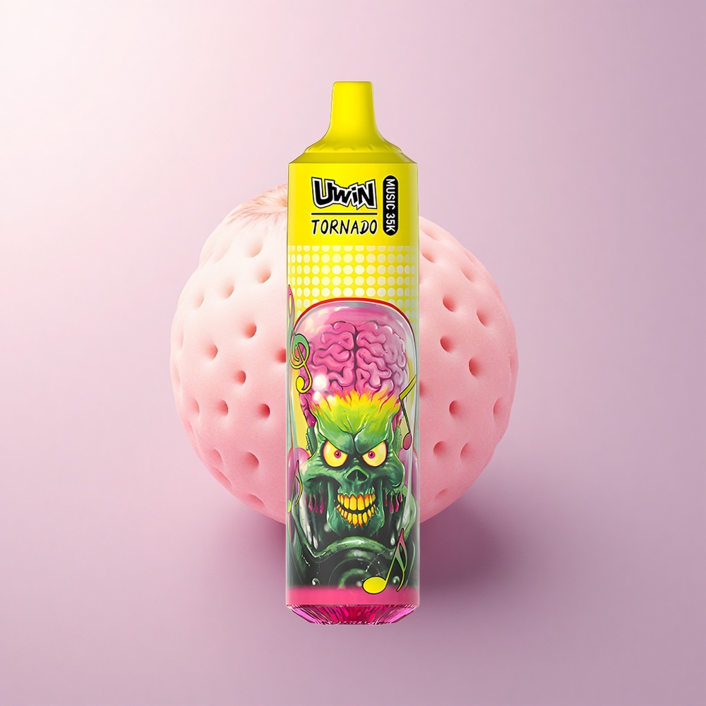 Uwin Tornado 35K Music Puffs イチゴアイス 3%ニコチン 600mAh