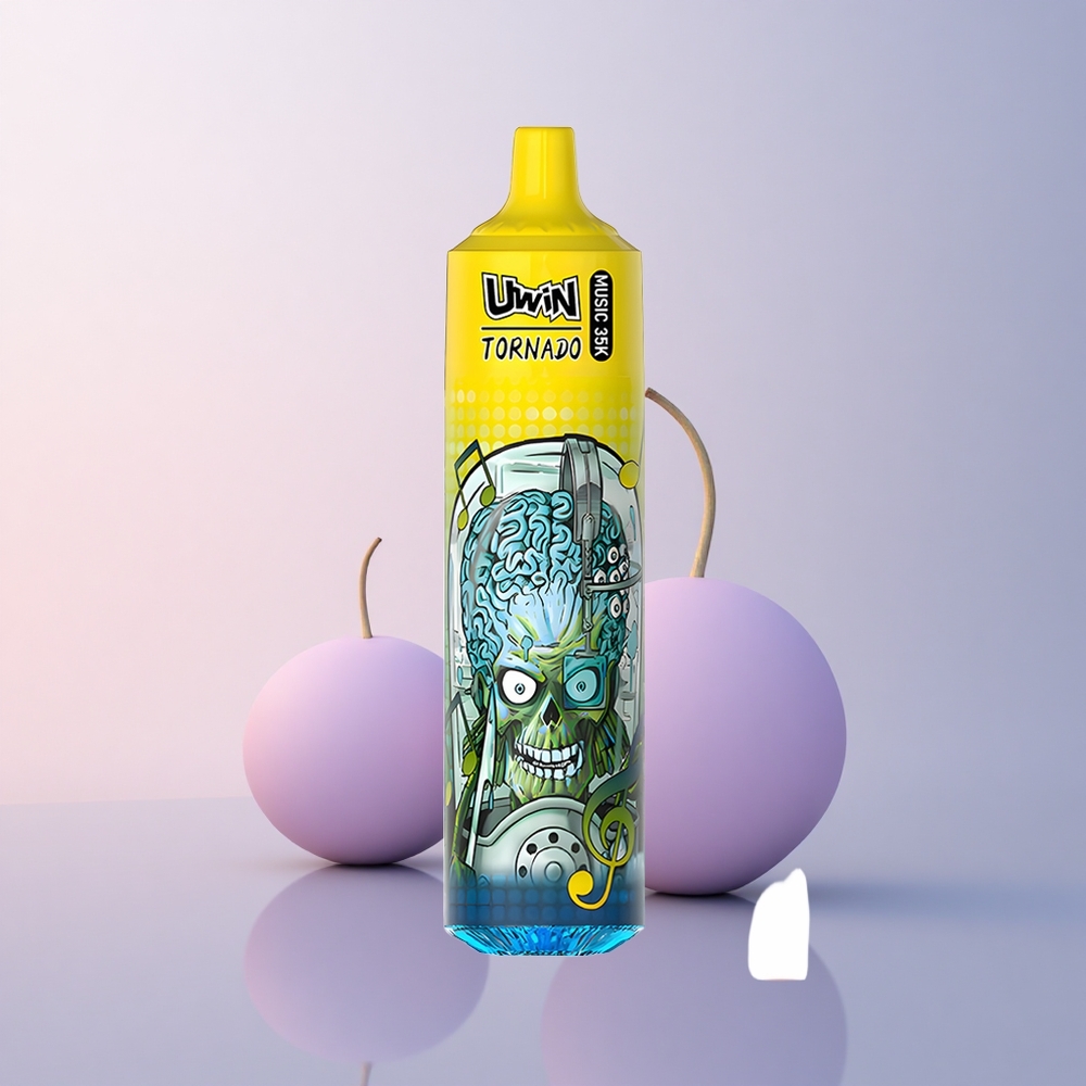 Uwin Tornado 35K Music Puffs ブルーメッシュ600mAh