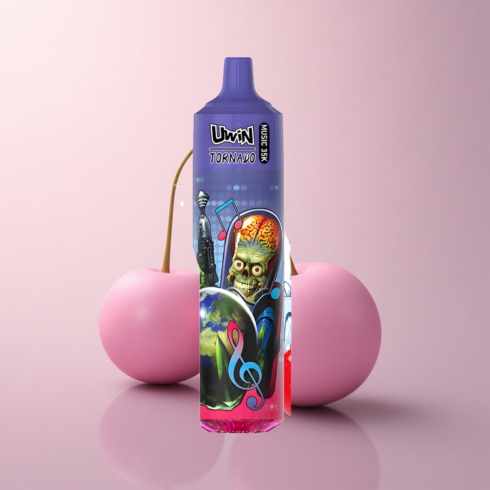 Uwin Tornado 35K Music Puffs チェリーコーラ600mAhメッシュコイル