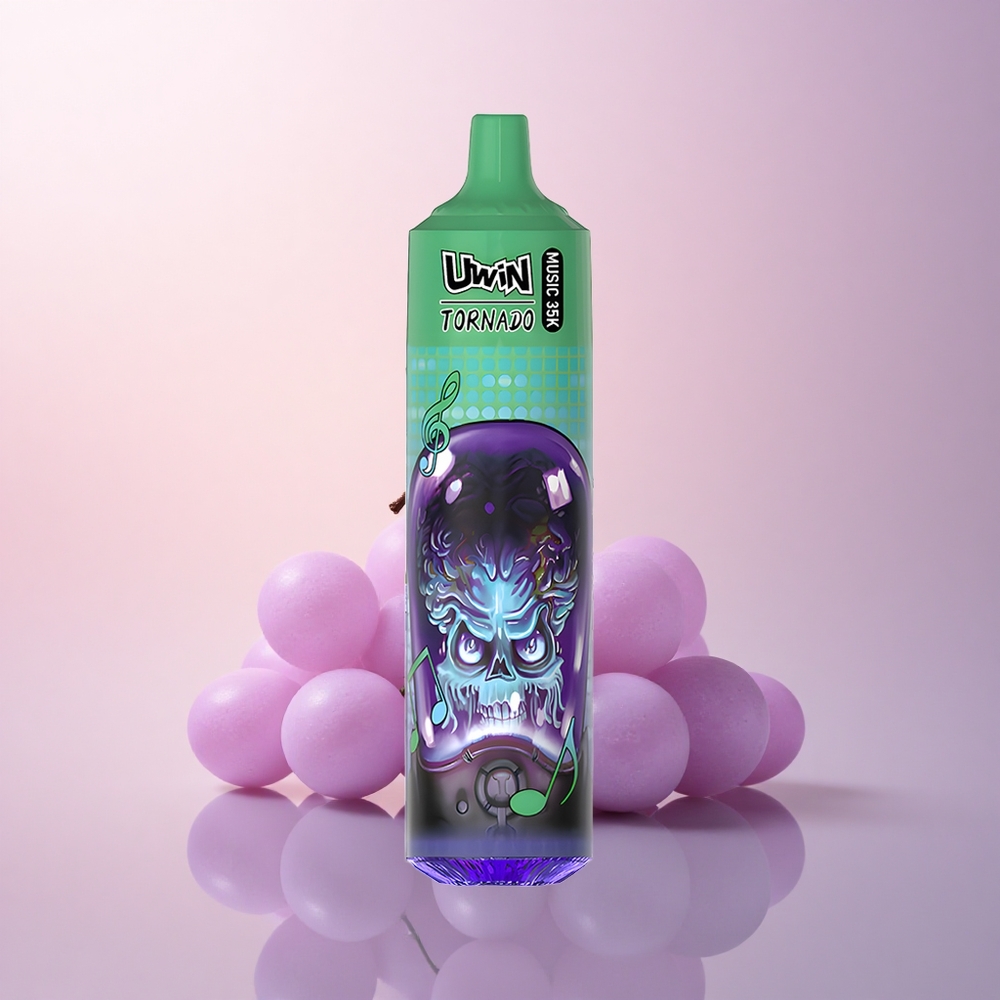 Uwin Tornado 35K Music Puffs グレープアイス 600mAh