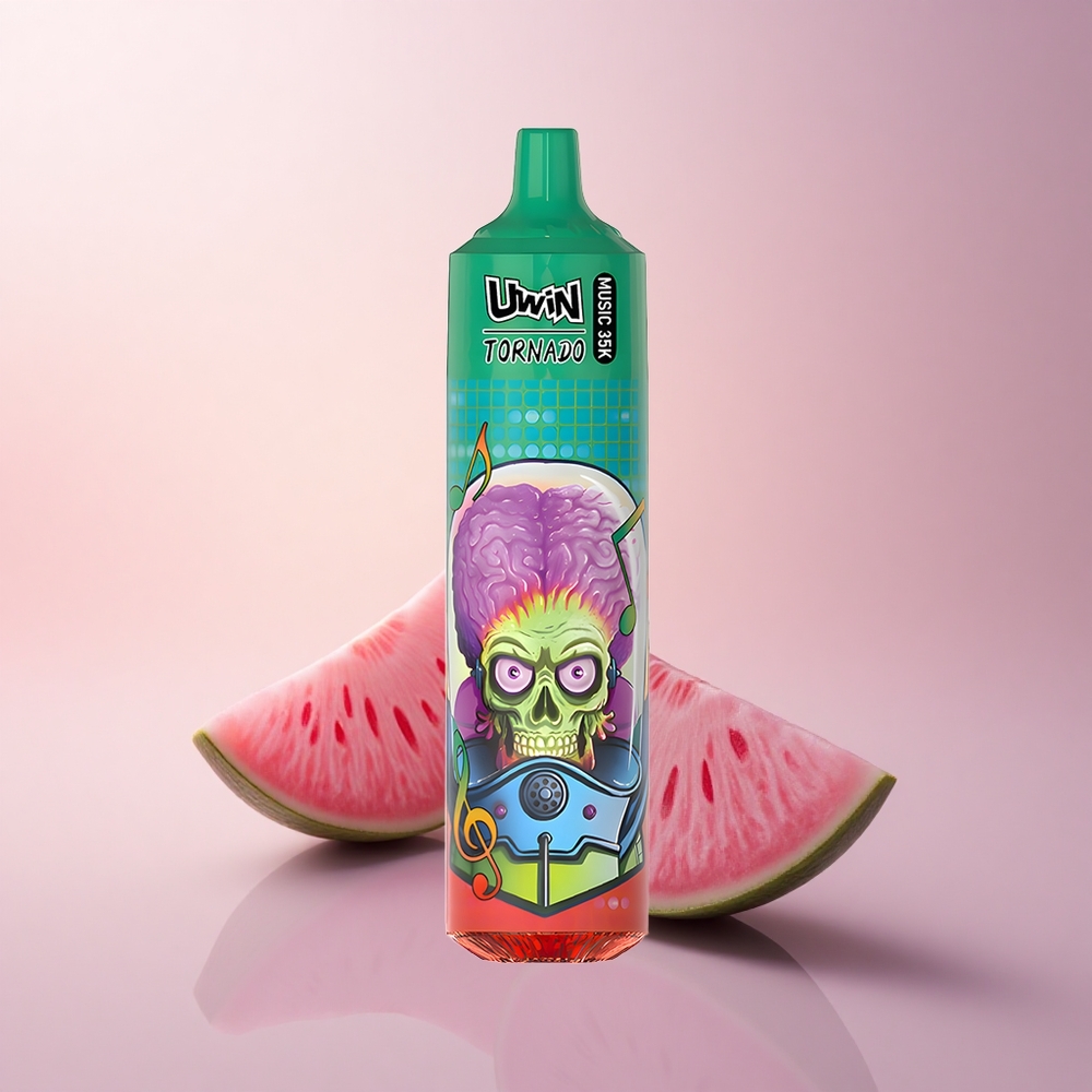 Uwin Tornado 35K Music Puffs いちごスイカ 600mAh