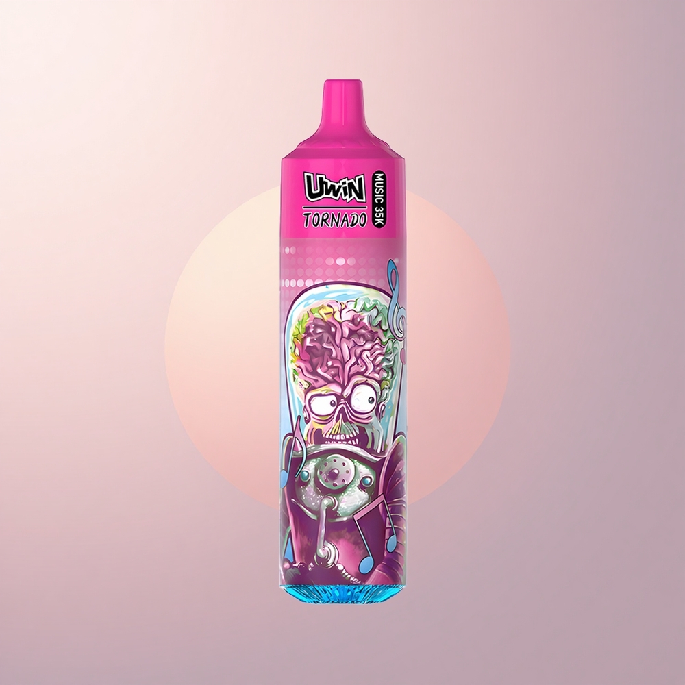 Uwin Tornado 35K Music Puffs ピーチベリー600mAh