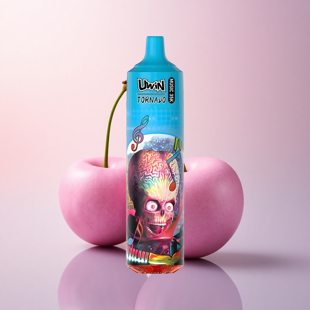 Uwin Tornado 35K Music Puffs チェリーアイス 600mAh メッシュコイル