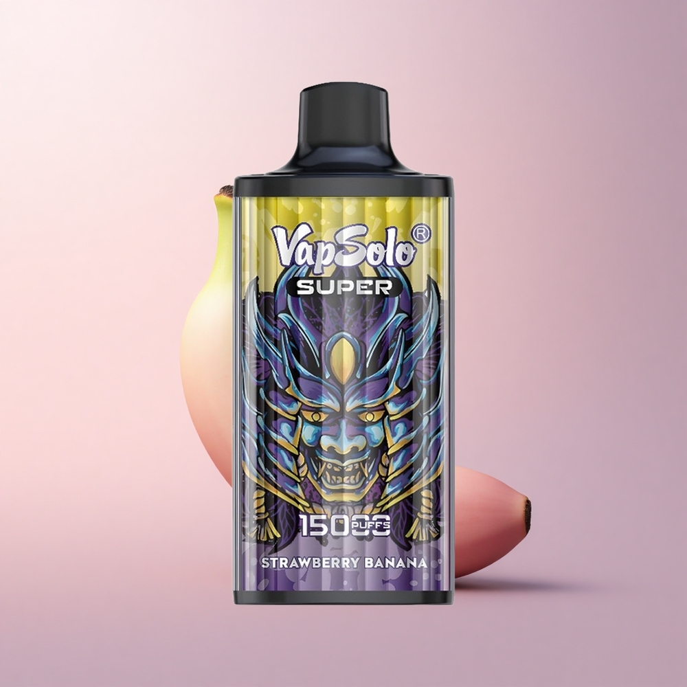 Vapsolo Super 15000 Puffs いちごバナナ 40ml 20mg ニコチン