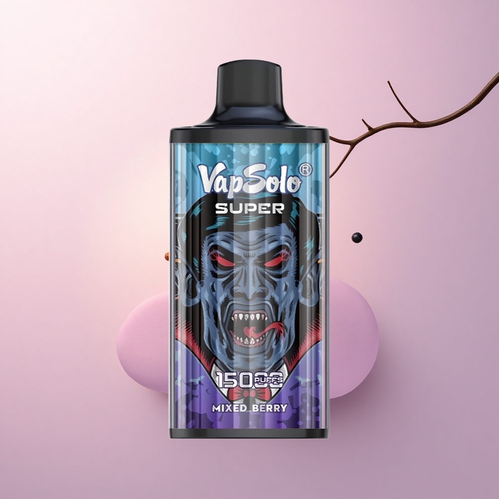 Vapsolo Super 15000 Puffs ミックスベリー 40ml 850mAh