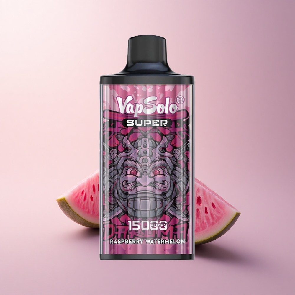 Vapsolo Super 15000 Puffs ラズベリー西瓜 850mAh 40ml