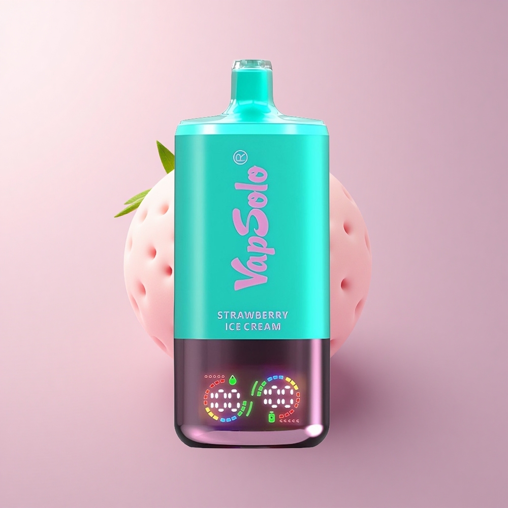 Vapsolo Triple 30000 Puffs いちごアイスクリーム 40ml ニコチン20mg