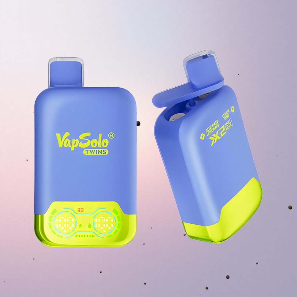 Vapsolo Twins 20000 Puffs ブルーラズレモネード＆レモンライム 40ml ニコチン20mg/ml・50mg/ml
