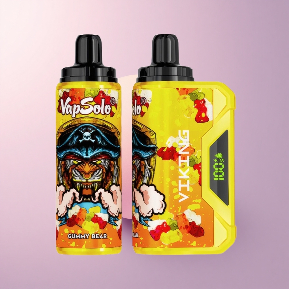 VapSolo VIKING 12000 Puffs グミーベア 22ml ニコチン20mg/50mg