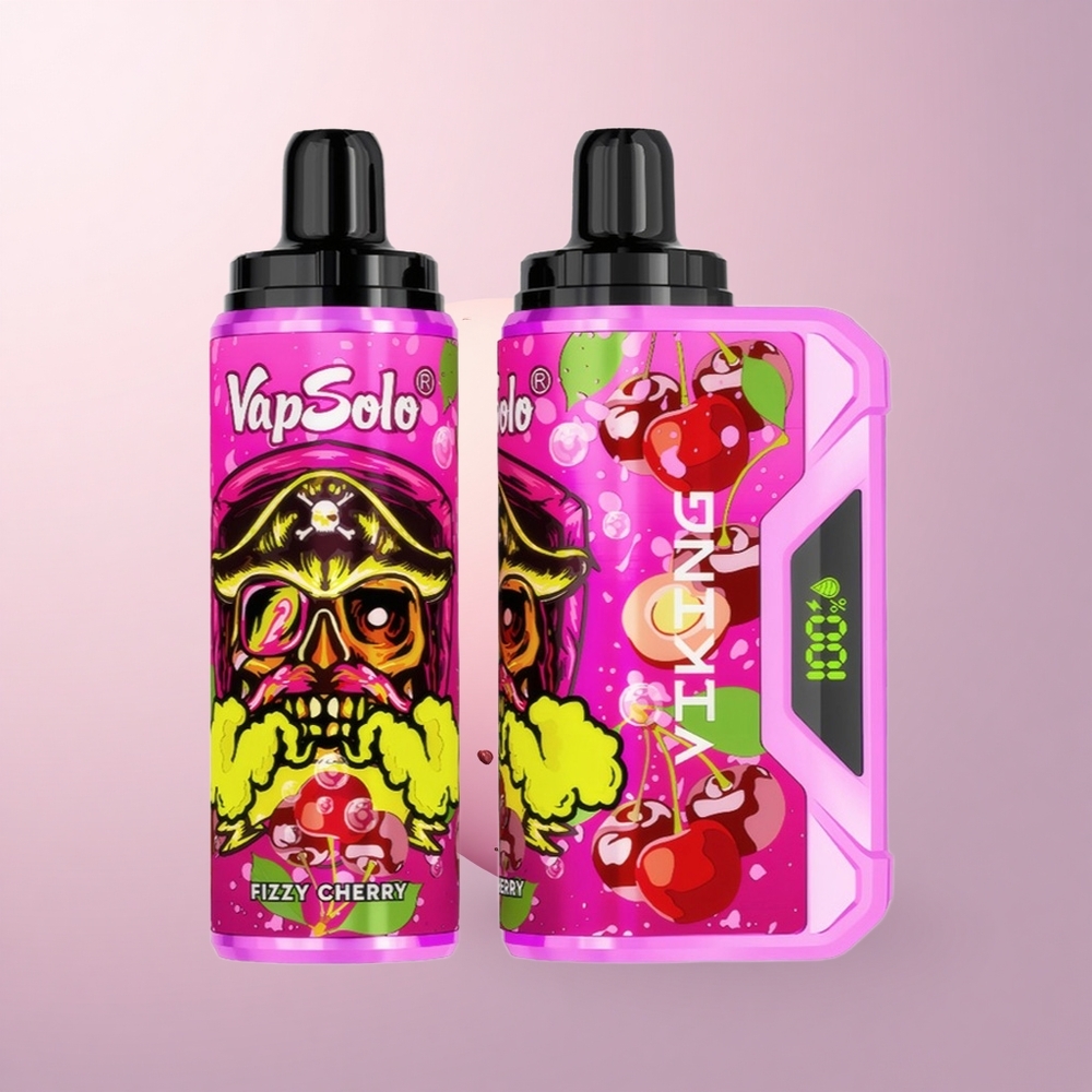 VapSolo VIKING 12000 Puffs スパークリングチェリー 22ml ニコチン20mg