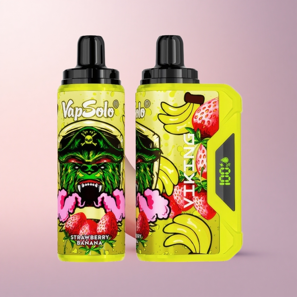 VapSolo VIKING 12000 Puffs いちごバナナ22mlニコチン20mg
