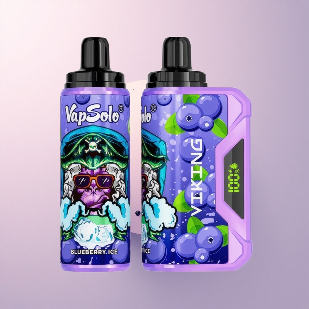 VapSolo VIKING 12000 Puffs ブルーベリー22mlニコチン20mg