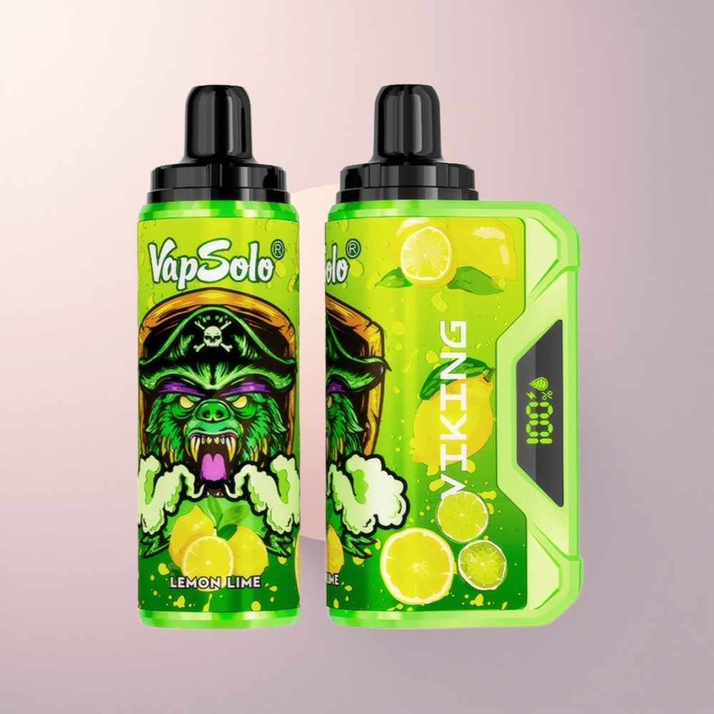 VapSolo VIKING 12000 Puffs レモンライム 22ml ニコチン20mg