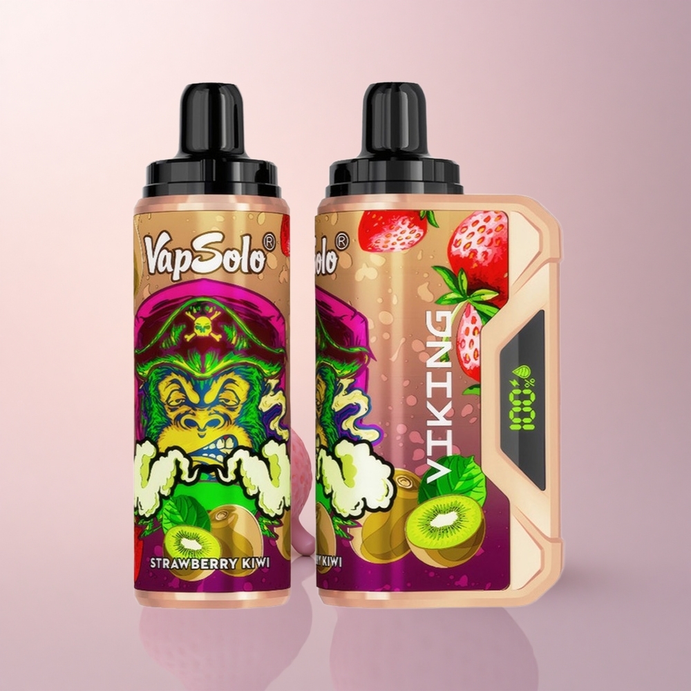 VapSolo VIKING 12000 Puffs いちごキウイ 22ml ニコチン