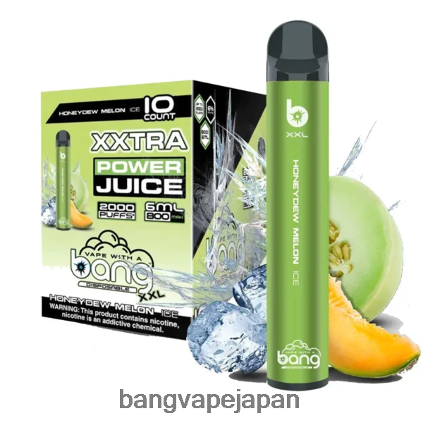 Bang Disposable Vape Flavors - Bang Vape XXL 2000パフ 6D4N0618 ハニーデューメロンアイス